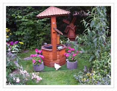 Brunnen im Garten Brunnen im Garten