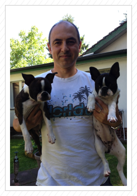 12.07.2014 - Bettys Herrchen mit Bea und Betty 12.07.2014 - Bettys Herrchen mit Bea und Betty