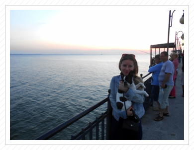 Auf der Seebrücke mit Frauen - Juli 2014